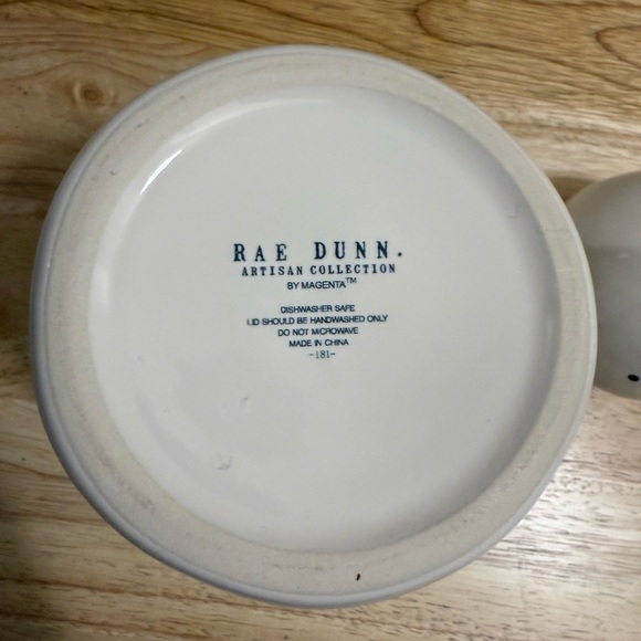 Rae Dunn White and Orange Peep Peep Chick Canister - Picture 4 of 5